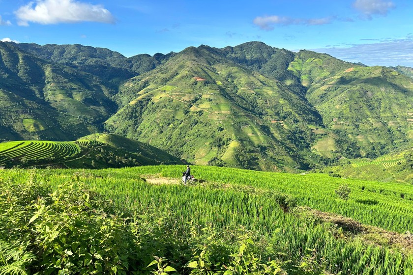 Tà Xùa mùa hè với nét đẹp rất hùng vĩ. 