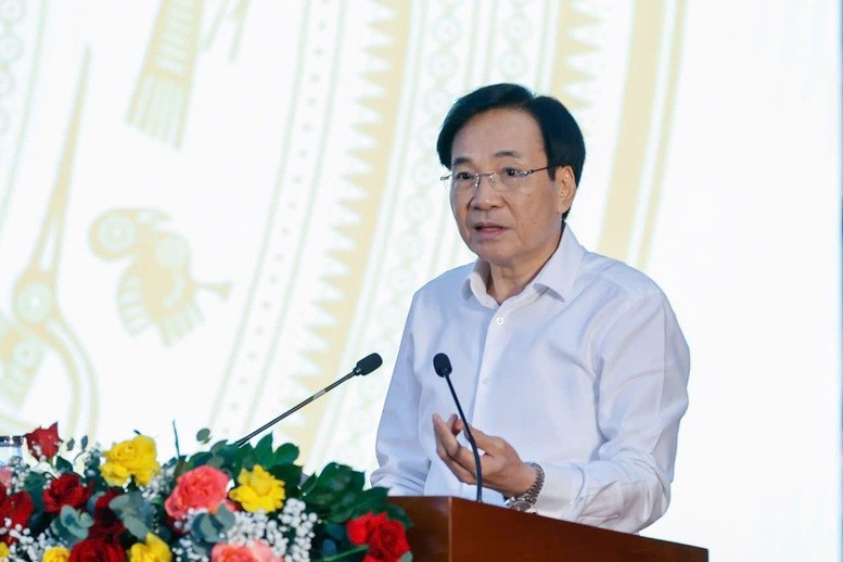 Bộ trưởng, Chủ nhiệm Văn phòng Chính phủ Trần Văn Sơn phát biểu tại Hội nghị - Ảnh: VGP/Nhật Bắc