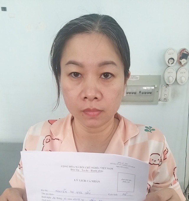 Đối tượng Nguyễn Thị Ngọc Cẩm