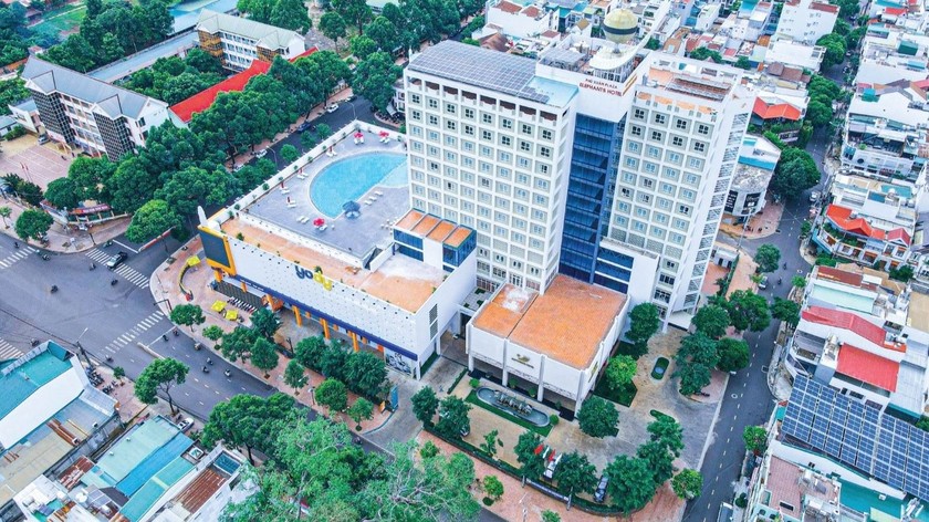 Khách sạn Elephants Buôn Ma Thuột tọa lạc tại số 142 đường Phan Chu Trinh, TP Buôn Ma Thuột, tỉnh Đắk Lắk 