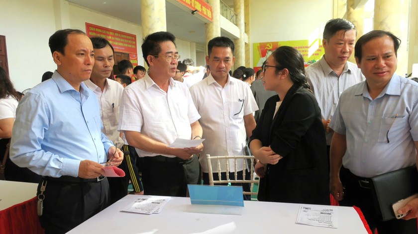 Phiên giao dịch việc làm sẽ góp phần thúc đẩy sự phát triển kinh tế của quận Dương Kinh trong thời gian tới.