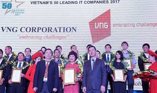 Công ty Cổ phần VNG là 1 trong 50 DN CNTT hàng đầu Việt Nam năm 2017