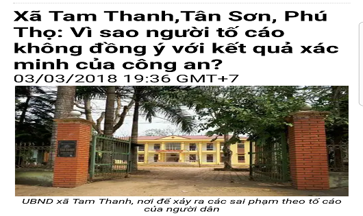 Những sai phạm tại UBND Tam Thanh cần sớm được giải quyết triệt để.