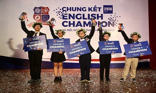 Các thí sinh tiêu biểu của English Campions 2018.