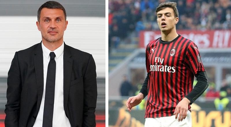 "Huyền thoại" Paolo Maldini và con trai Daniel Maldini.