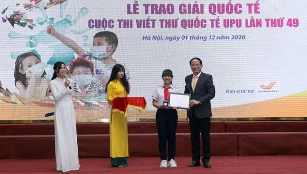 Đại dịch COVID-19 là chủ đề thi viết thư quốc tế năm 2021 