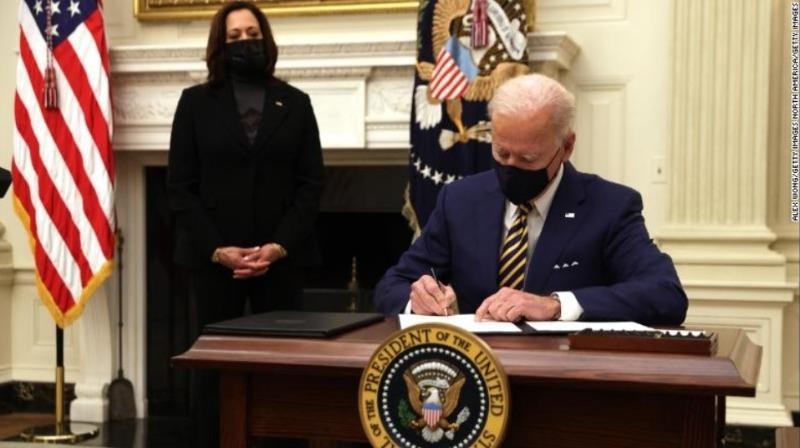 Tân Tổng thống Mỹ Joe Biden.