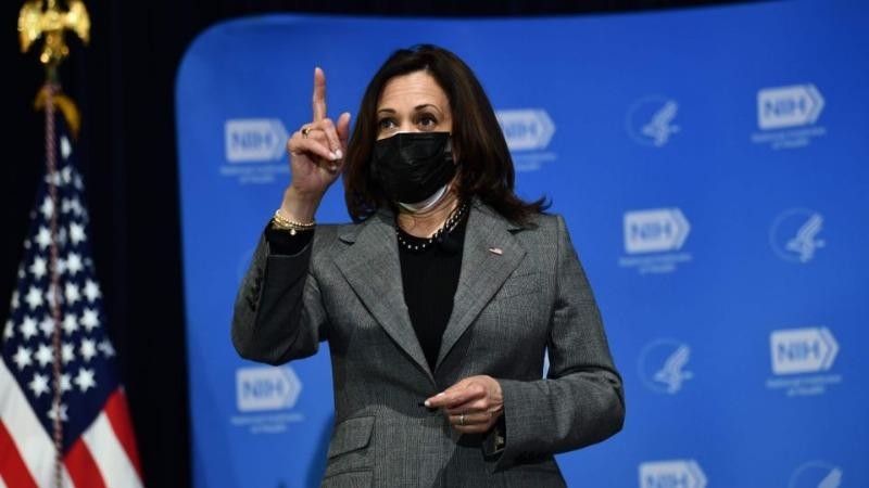 Phó tổng thống Mỹ Kamala Harris. Ảnh: AFP qua Getty