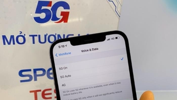 Thuê bao MobiFone là những khách hàng đầu tiên tại Việt Nam trải nghiệm mạng 5G trên iPhone