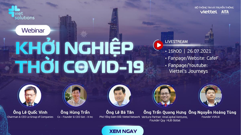 Sự kiện đặc biệt này hỗ trợ doanh nghiệp khởi nghiệp tìm lối đi cho riêng mình trong bối cảnh dịch bệnh COVID-19.