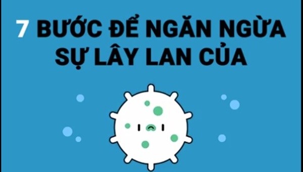 7 bước ngăn ngừa sự lây lan của COVID-19