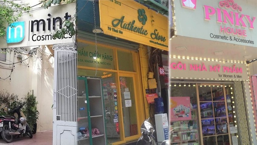 Mint Cosmetics, Authentic Store, Pinky House đều bán hàng nhập lậu.