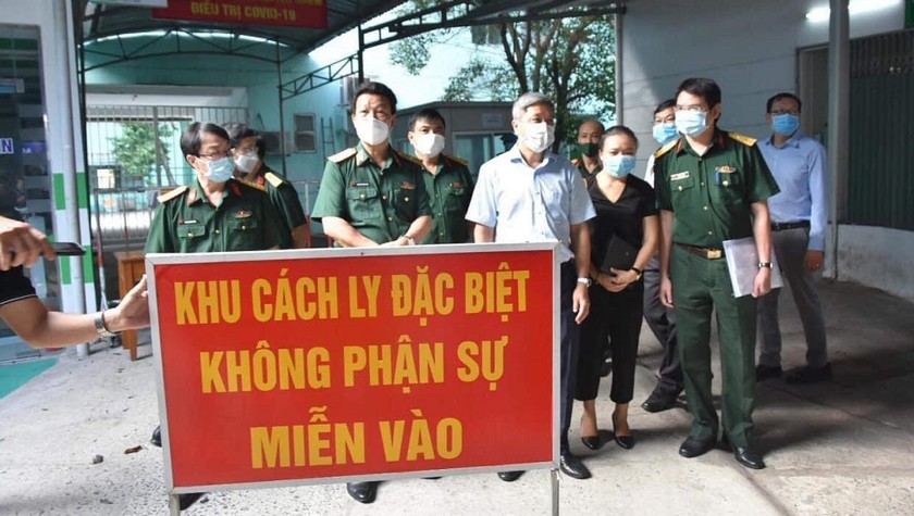 PGS.TS Nguyễn Trường SơnThứ trưởng Bộ Y tế, đến thăm và làm việc với bệnh viện Quân y 175