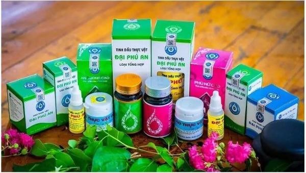 Sản phẩm của Công ty Nam dược Đại Phú An.