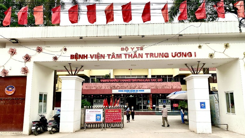 Bệnh viện Tâm thần Trung ương 1 nơi xảy ra sự việc.