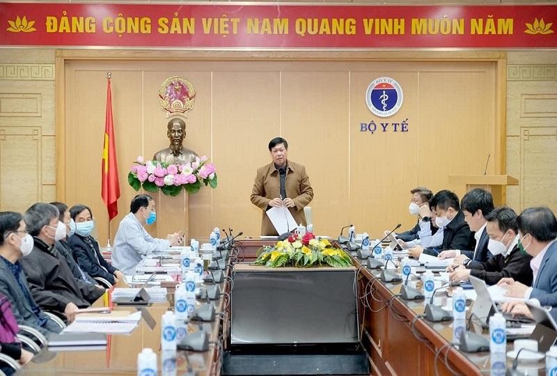 Bộ Y tế tổ chức Hội nghị trực tuyến phổ biến rộng rãi nội dung của Nghị định số 98/2021/NĐ-CP.. Ảnh: Trần Minh & Tuấn Dũng