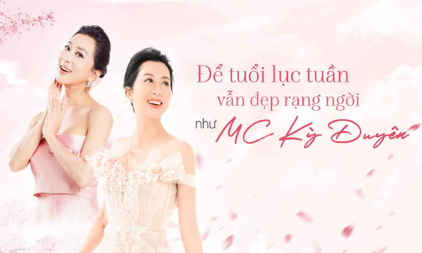 Để tuổi lục tuần vẫn đẹp rạng ngời như MC Nguyễn Cao Kỳ Duyên