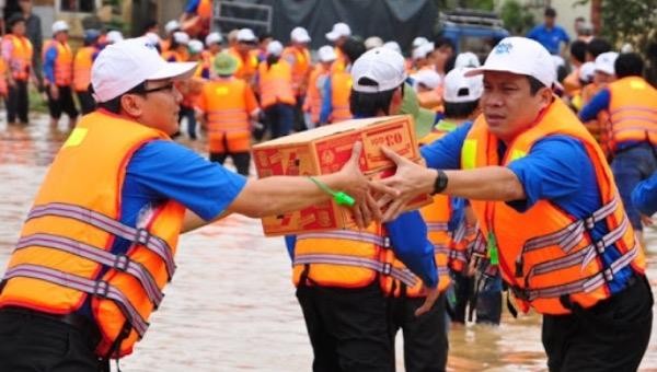 Vận chuyển hàng cứu trợ. (Ảnh minh họa)