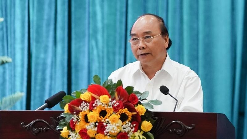 Thủ tướng Nguyễn Xuân Phúc kết luận cuộc làm việc.
