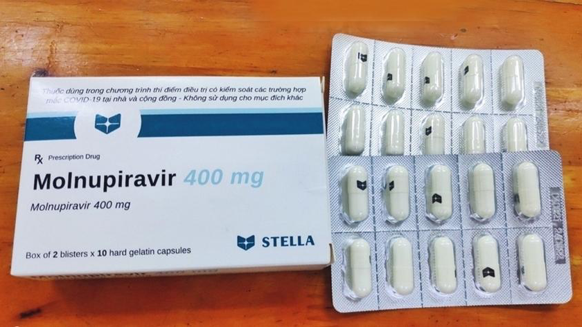 Thuốc điều trị COVID-19 Molnupiravir. (Ảnh minh họa)