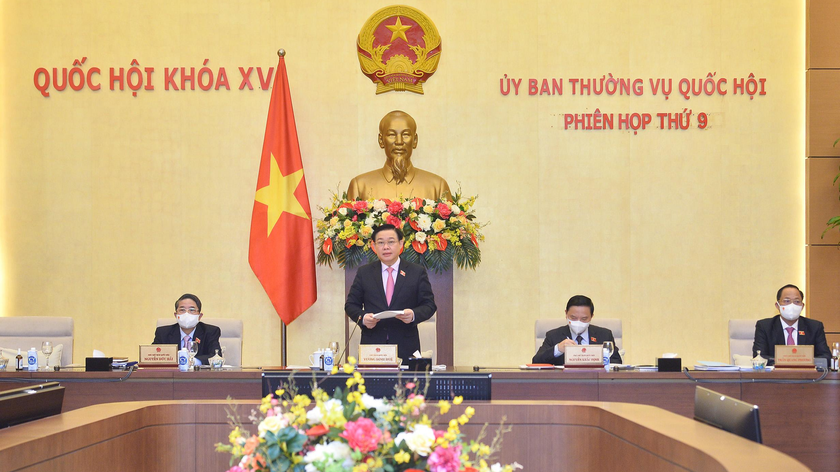 Chủ tịch Quốc hội khai mạc Phiên họp thứ 9 UBTVQH.