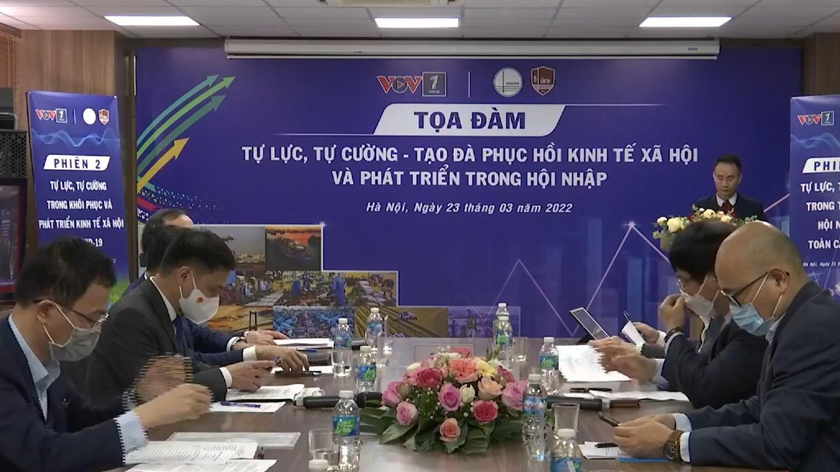 Quang cảnh tọa đàm tại điểm cầu Hà Nội.