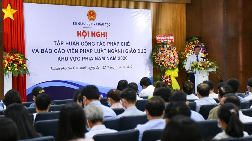 Hội nghị tập huấn công tác pháp chế của ngành Giáo dục.