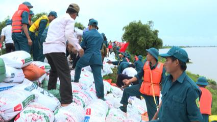 Các lực lượng làm công tác phòng, chống thiên tai. (Ảnh minh họa)