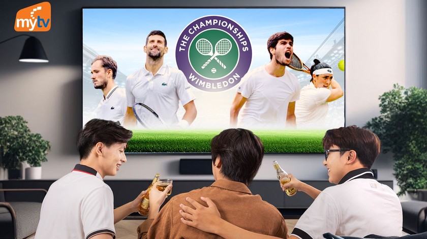 Duy nhất Truyền hình MyTV phát sóng giải quần vợt Wimbledon.