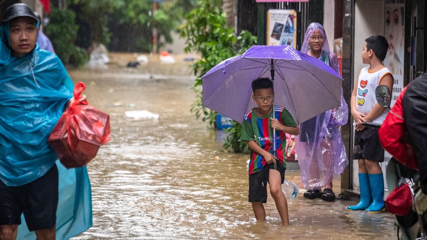 UNICEF ưu tiên hỗ trợ tâm lý cho trẻ em bị ảnh hưởng bởi thảm họa. (Ảnh: Phạm Hà Duy Linh)