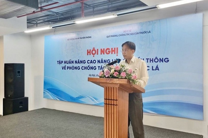 Phó Vụ trưởng Hồ Hồng Hải phát biểu khai mạc Hội nghị tập huấn. (Ảnh: Hải Anh) 