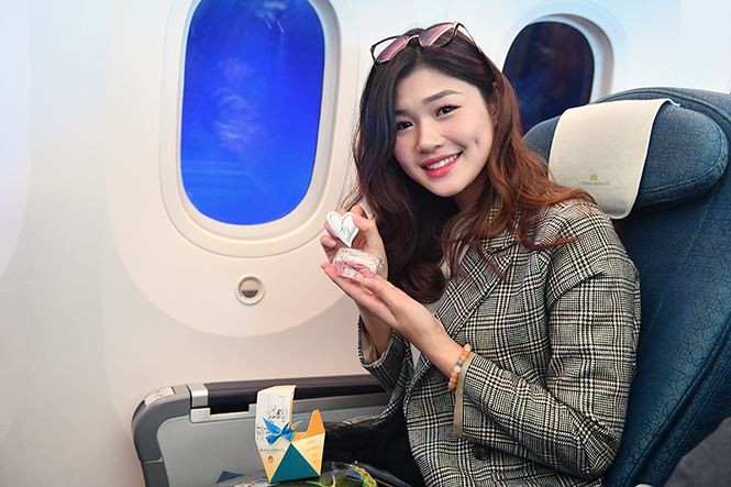 Vietnam Airlines đã mang đến cho hành khách nhiều bất ngờ trong ngày 8/3