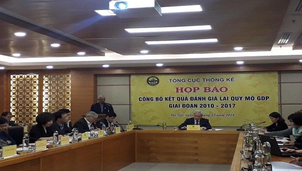 Cuộc họp công bố số liệu quy mô GDP