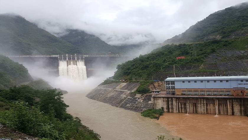 Các hồ chúa thủy điện khu vực miền Trung đang về mực nước an toàn