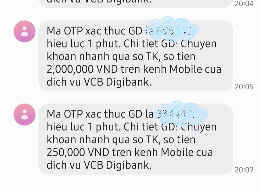 Hiện khách hàng vẫn sử dụng SMS cho dịch vụ nhận OTP và thông báo số dư