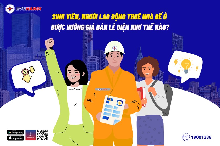 EVNHANOI sẽ kiểm tra công tác áp giá bán điện tại các điểm cho thuê nhà 