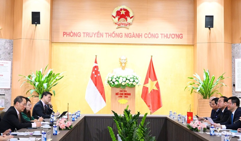 2 Bộ trưởng tại buổi hội đàm