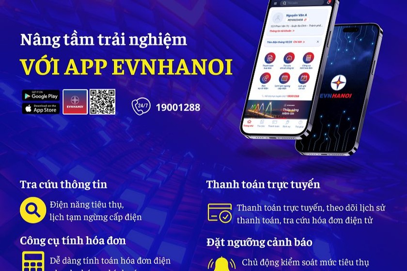 Hiệu quả từ chuyển đổi số của EVNHANOI