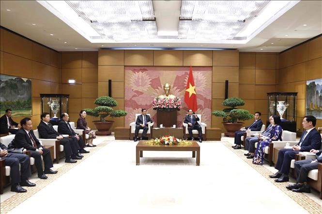 Quang cảnh cuộc tiếp. Ảnh: Doãn Tấn/TTXVN