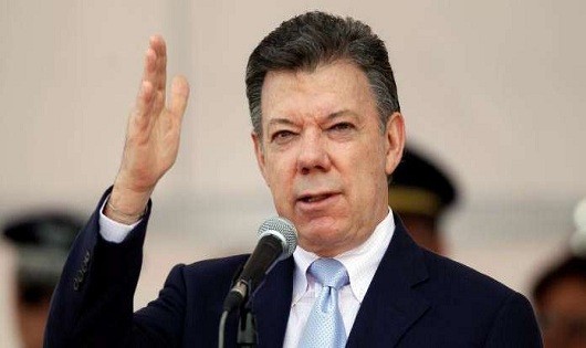 Tổng thống Colombia Juan Manuel Santos.