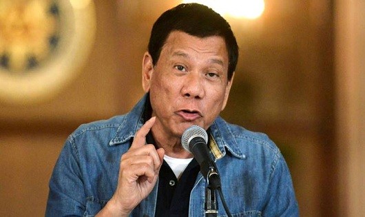 Tổng thống Philippines Duterte.