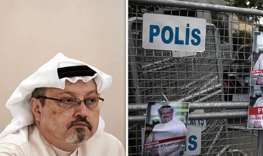 Nhà báo Khashoggi.