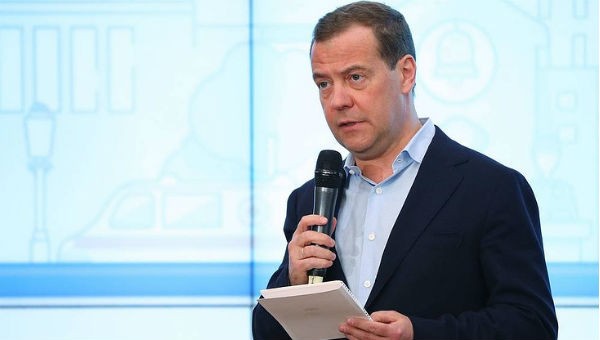 Thủ tướng Nga Dmitry Medvedev.