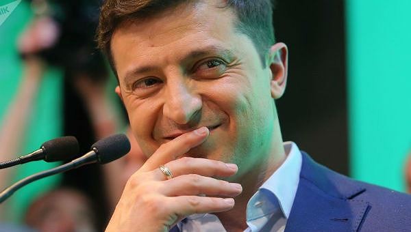 Tổng thống đắc cử Vladimir Zelensky của Ukraine.