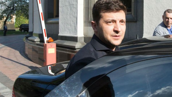 Tổng thống đắc cử Ukraine Vladimir Zelensky.