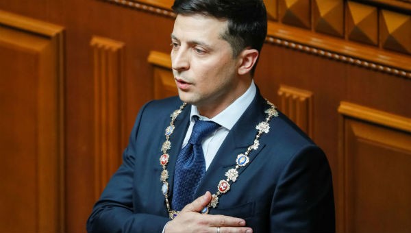 Tổng thống Ukraine Vladimir Zelensky.