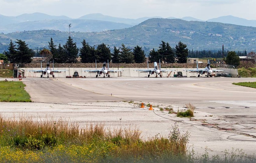 Căn cứ không quân Hmeymim của Nga tại Syria.