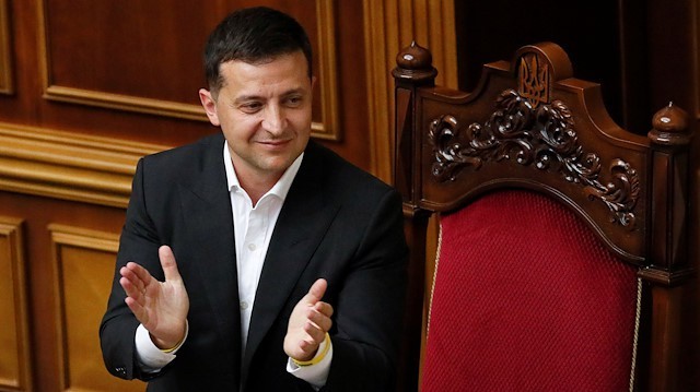 Tổng thống Ukraine Volodymyr Zelensky.