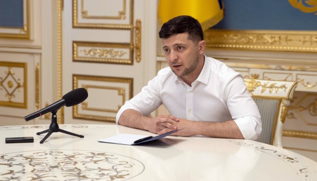 Tổng thống Ukraine Volodymyr Zelensky.