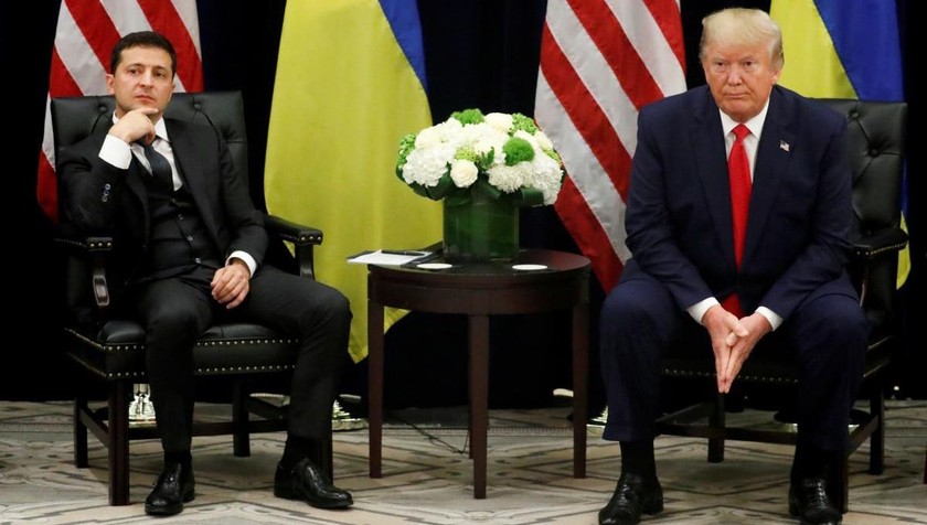 Ông Zelensky và ông Trump.